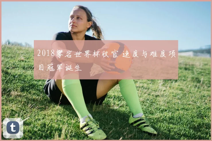 2018攀岩世界杯收官 速度与难度项目冠军诞生