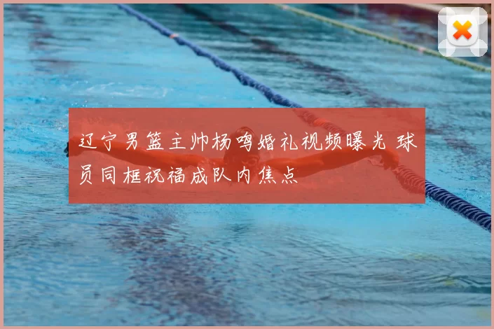 辽宁男篮主帅杨鸣婚礼视频曝光 球员同框祝福成队内焦点
